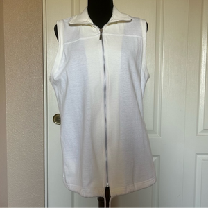 Vintage NWT Hunt Club Full Zip 100% Cotton‎ Coastal Vest Size Small